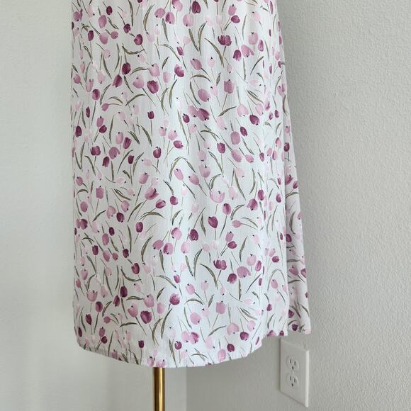 Vintage Y2K Dress Barn Woman Tulip Print Midi Skirt Elastic Waist Floral 16 - Picture 3 of 9